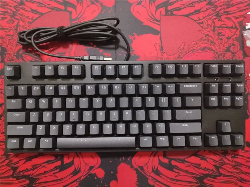 IKBC Wired Vintage C87 cherry mx Brown Red Black mechanical keyboard TKL 87 keys NKRO gaming keyboard