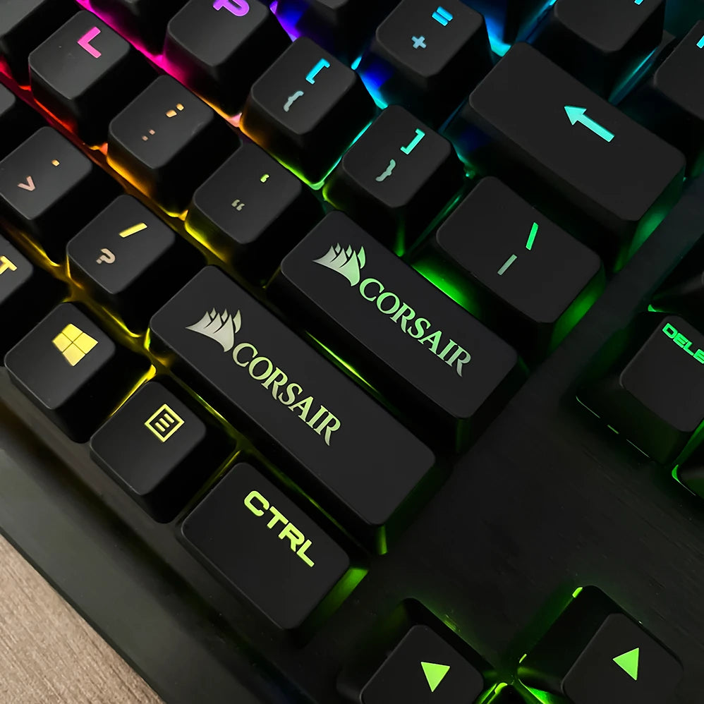 For Corsair K70/68/k65/RGB PRO LUX Keyboard Keycaps Premium Translucent Keycaps