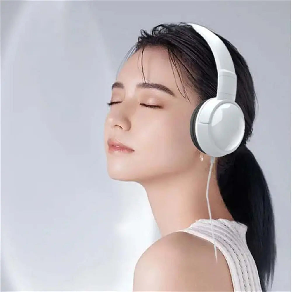 Over Ear Wierd Headphones Adjustable Music Stereo 3.5mm Headset Noise Cancelling Audio Bass Macaron Headphone Tablet