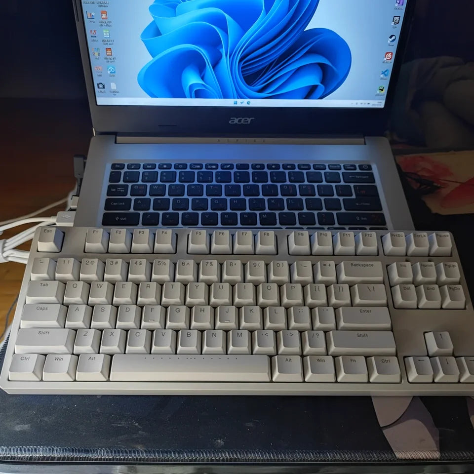 IKBC Wired Vintage C87 cherry mx Brown Red Black mechanical keyboard TKL 87 keys NKRO gaming keyboard