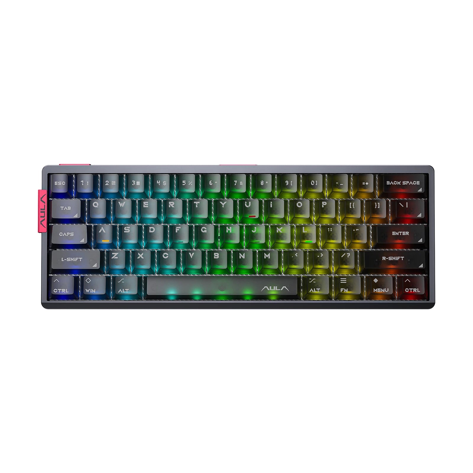 AULA AG60 60% Layout Wired CNC Aluminum Mechanical Gaming Keyboard with 8000Hz Polling RGB Backlight