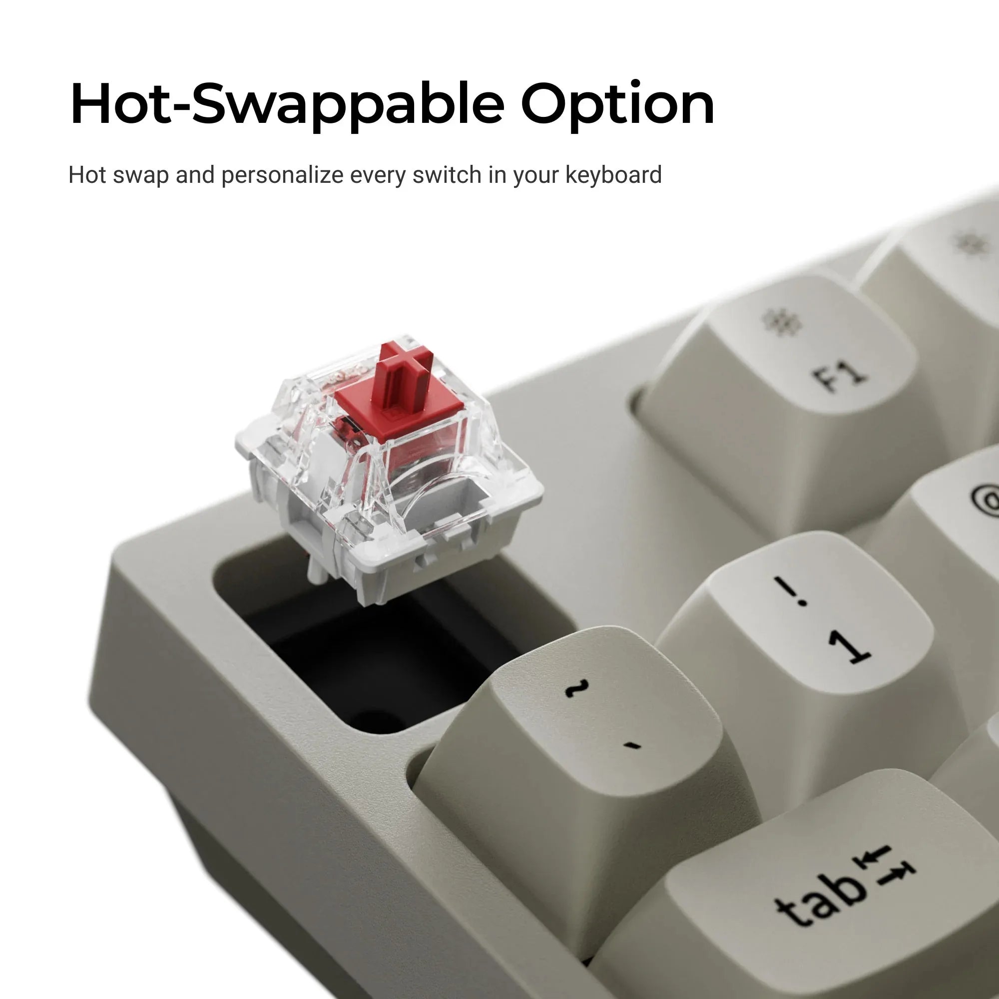 Keychron C1 Pro 8K QMK Wired Custom Mechanical Keyboard TKL Layout Hot-Swappable PBT Keycaps