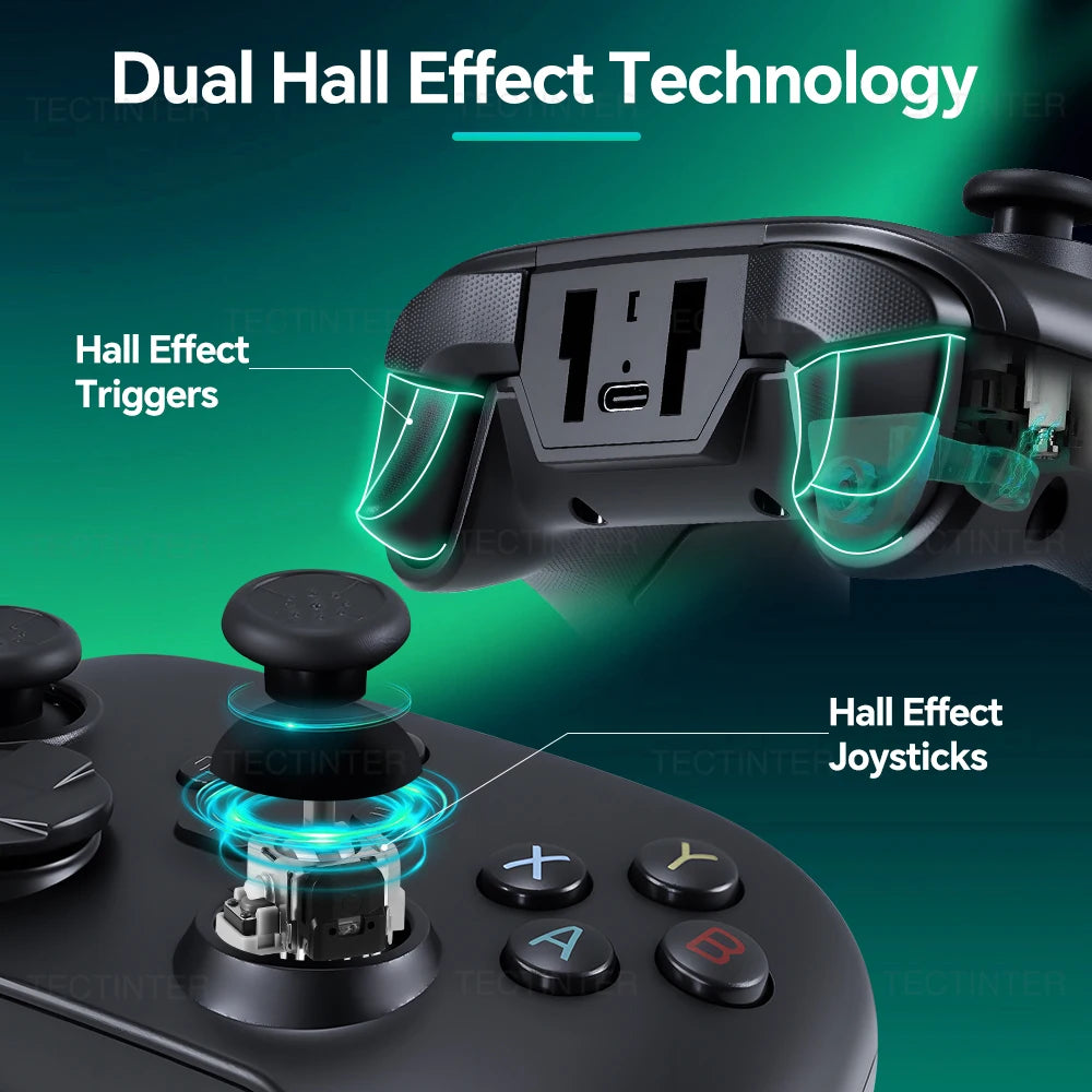 G6 Wireless Controller For Nintendo Switch 1/2 Hall Effect Joystick Gamepad For PS3/PS4/Android/IOS/PC Controls Game Accessories