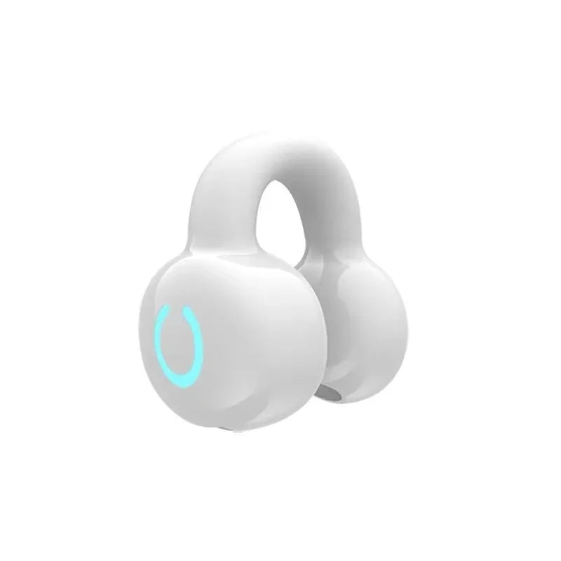 New Ear Clip Bone Conduction Bluetooth Earphones Sports Gaming Earbuds HiFI Stereo Sound Headphones TWS Earbuds With Microphone