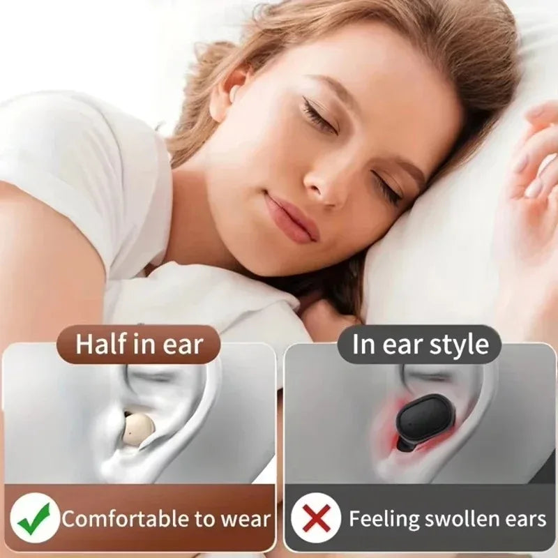 Hot MY001 Mini Wireless Bluetooth In Ear Sleep HD Noise Reduction Comfortable Gaming Music Sports Earphones with Microphone