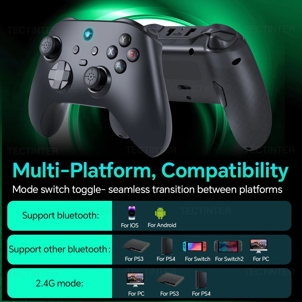 G6 Wireless Controller For Nintendo Switch 1/2 Hall Effect Joystick Gamepad For PS3/PS4/Android/IOS/PC Controls Game Accessories