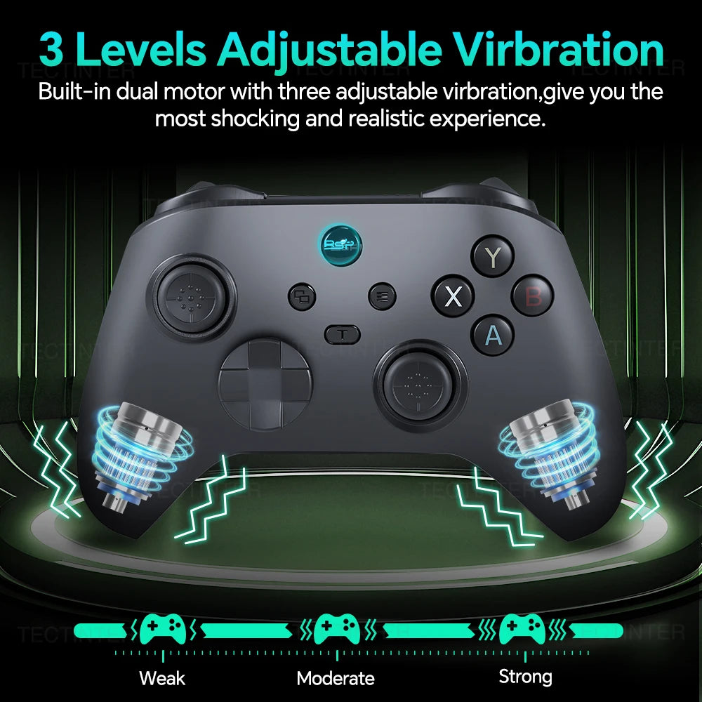 G6 Wireless Controller For Nintendo Switch 1/2 Hall Effect Joystick Gamepad For PS3/PS4/Android/IOS/PC Controls Game Accessories