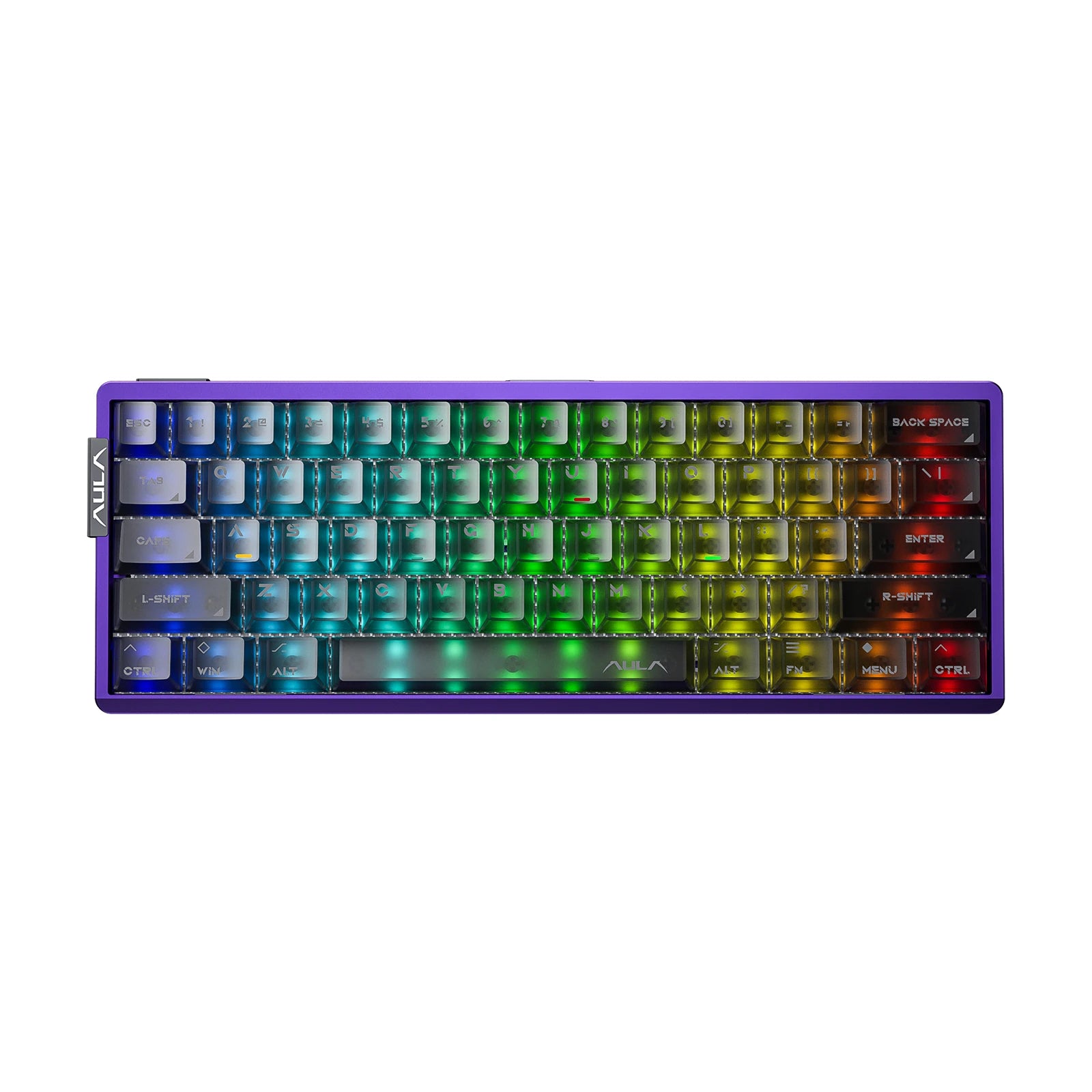 AULA AG60 60% Layout Wired CNC Aluminum Mechanical Gaming Keyboard with 8000Hz Polling RGB Backlight