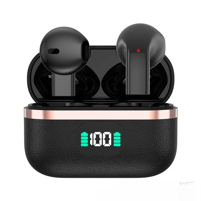 Bluetooth 5.4 Earbuds Semi-in-ear Design Endurance Battery Wireless Earphones With Mic Music Companion for Battery Display