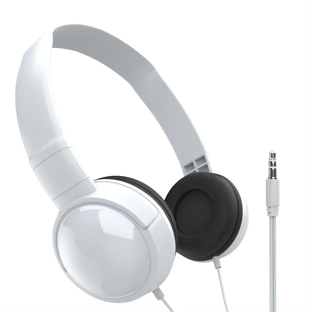 Over Ear Wierd Headphones Adjustable Music Stereo 3.5mm Headset Noise Cancelling Audio Bass Macaron Headphone Tablet
